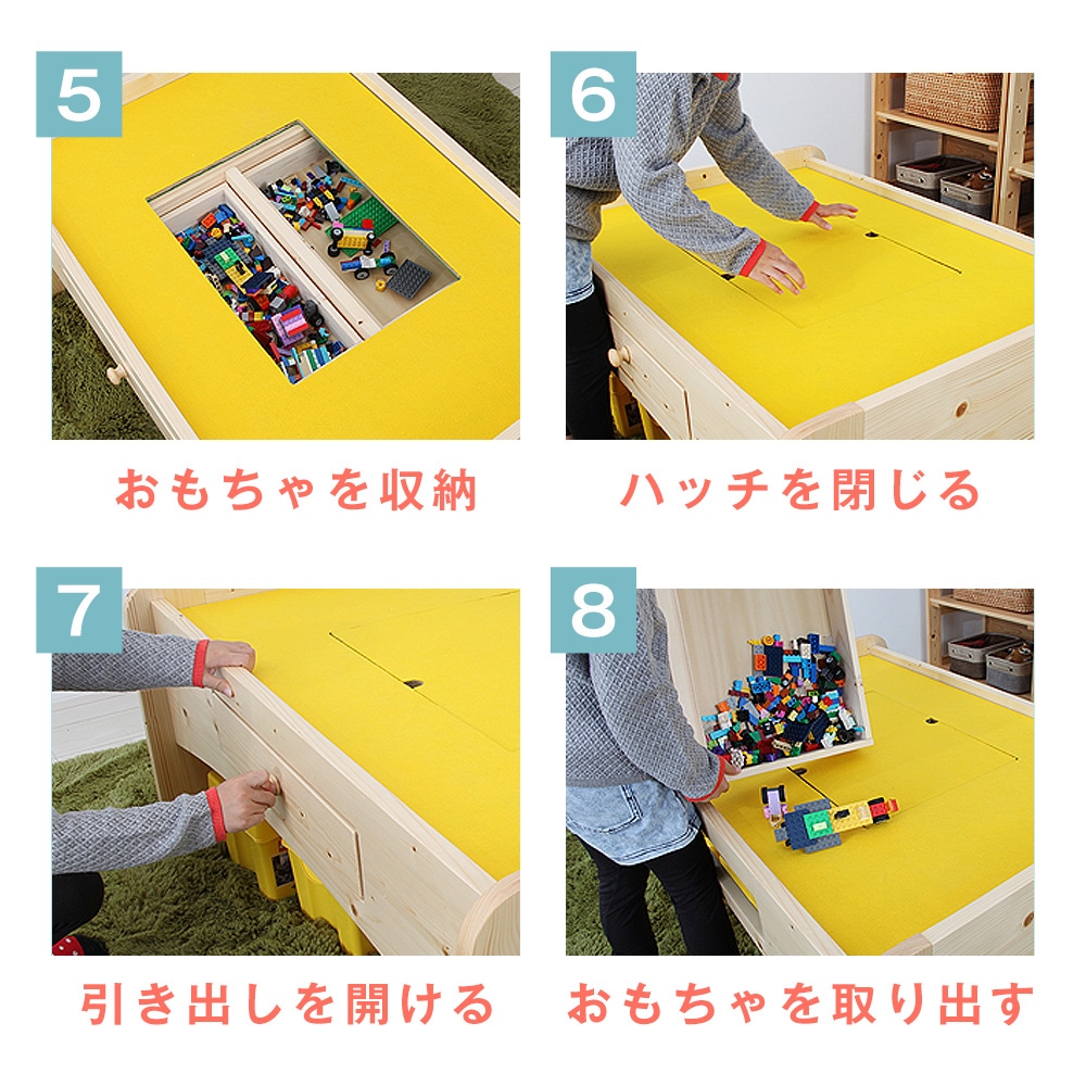 北欧スタイルの天然木パイン材を使用したナチュラルデザインの引き出し