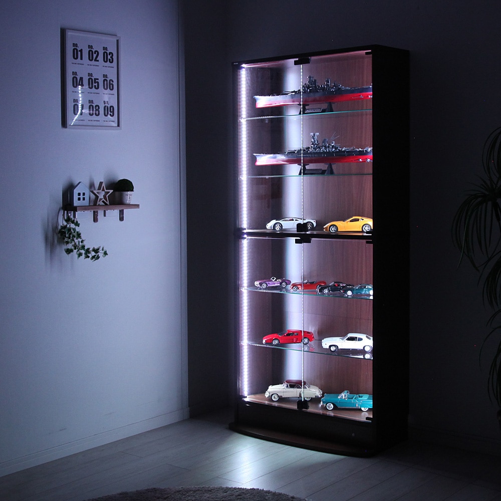 コレクションラック Unir-ユニール- 幅83cm×奥行29cm 本体 ハイタイプ