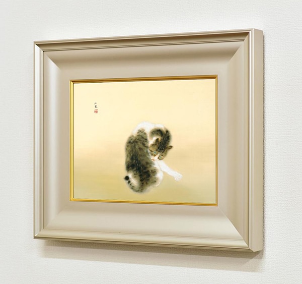 絵画 竹内栖鳳（たけうちせいほう）・ 斑猫 (はんびょう ） 日本画