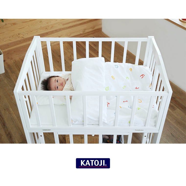 折りたたみ ミニベビーベッド 里帰り出産にも便利な折りたたみ式で組立