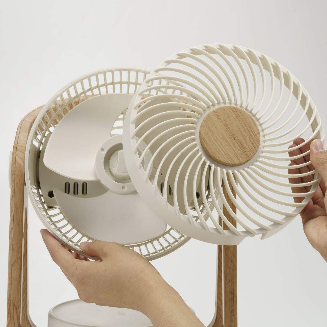 THREEUP】WOODSTYLE 節電センサー付 DCサーキュレーター｜リビング用品