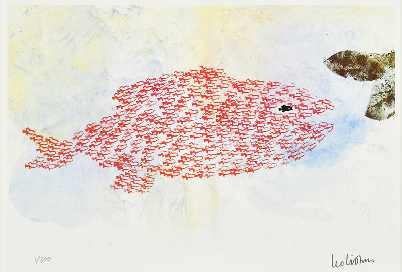 レオ・レオニ 版画「スイミー3」【限定300枚】｜求龍堂