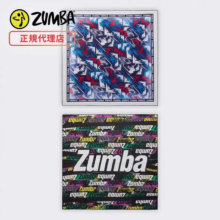 ZUMBA ズンバ 正規品 バンダナ 2枚組 グラフィック ロゴ ウェア