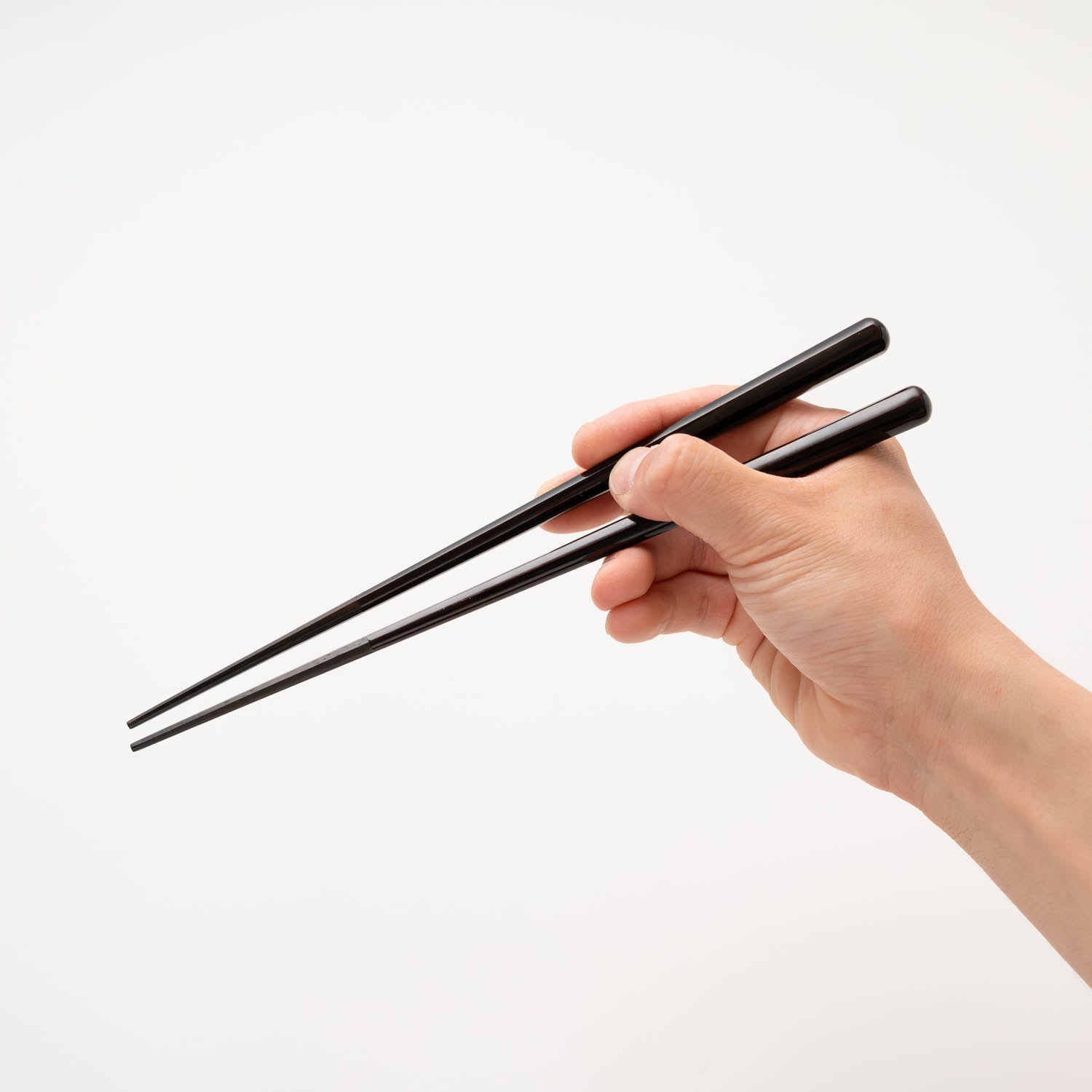 漆塗分正八箸｜越前漆器の美しさと唐木の持ち心地｜黒檀/サティーネ