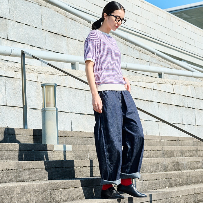 予約】NARU(ナル) 8ozムラデニム ノッポパンツ 641800BE | BOTTOMS