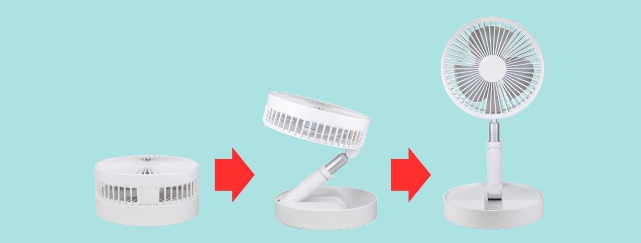 USB充電式折り畳み扇風機 NY-F102(LW) | 家電,扇風機 | 公式オンライン