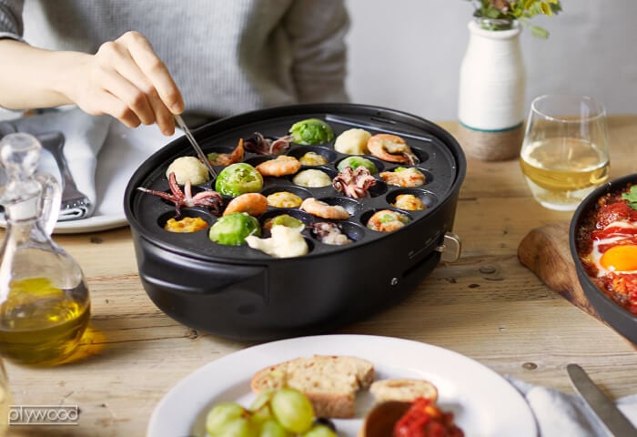 本体＆4種プレート グリルプレートセット ブルーノクラッシィ オーバル