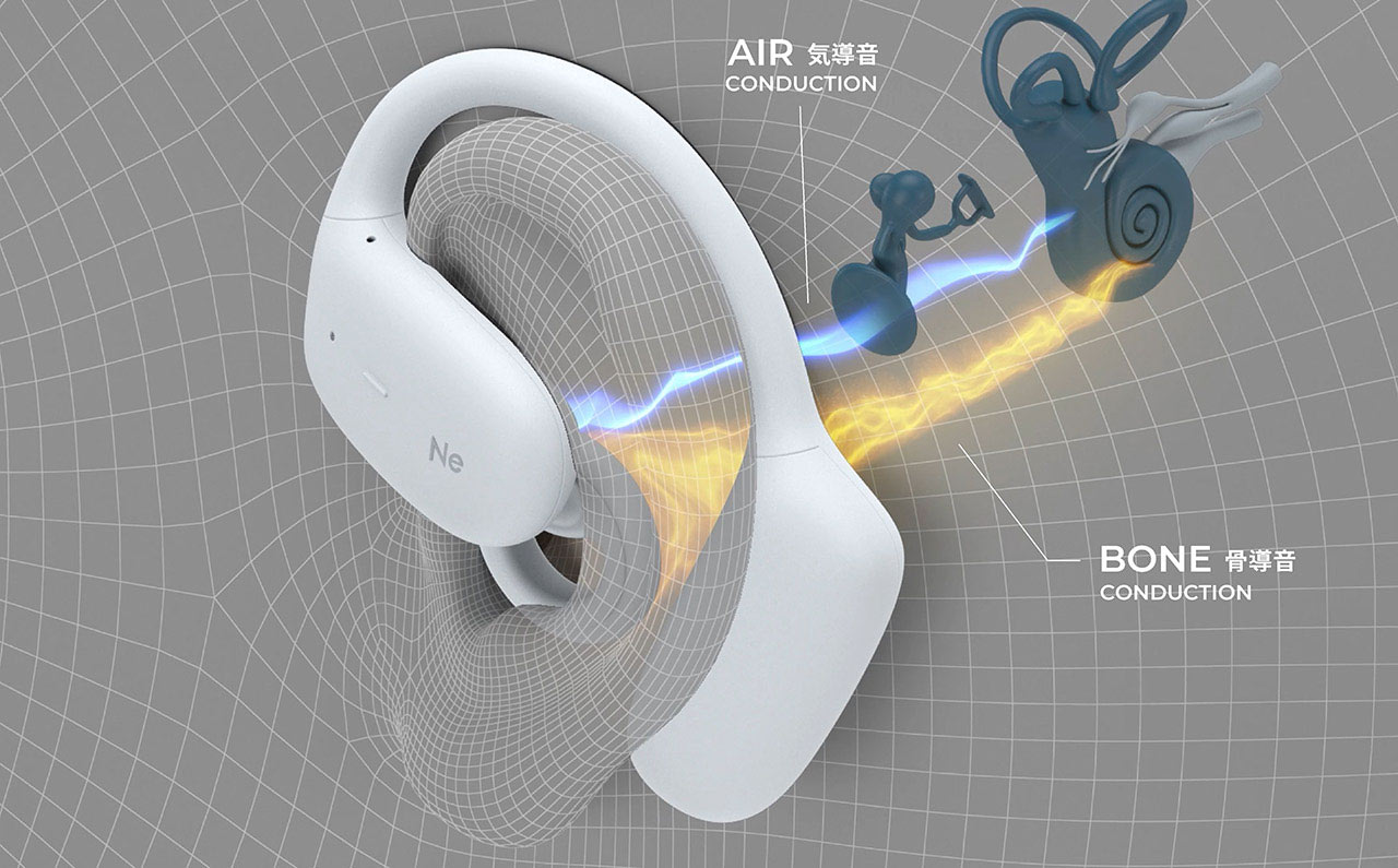 HP-B100BT Beethoven 完全ワイヤレス骨伝導イヤホン | イヤホン