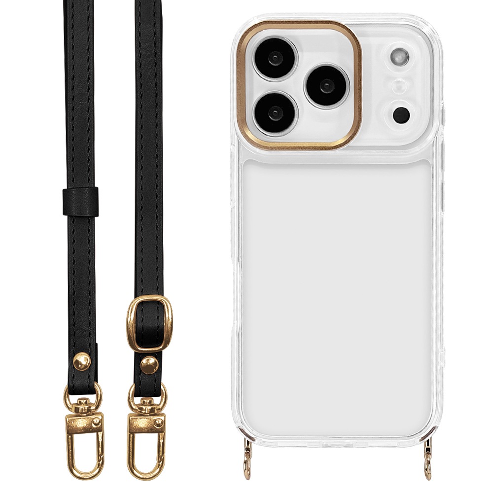 iPhone17 Pro ケース カバー ハイブリッド 耐衝撃吸収 クリア 透明 TPU