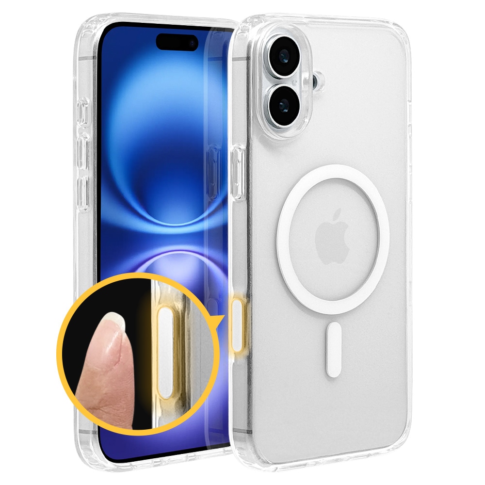 iPhone16 Plus ケース カバー ハイブリッド MagSafe対応 耐衝撃吸収