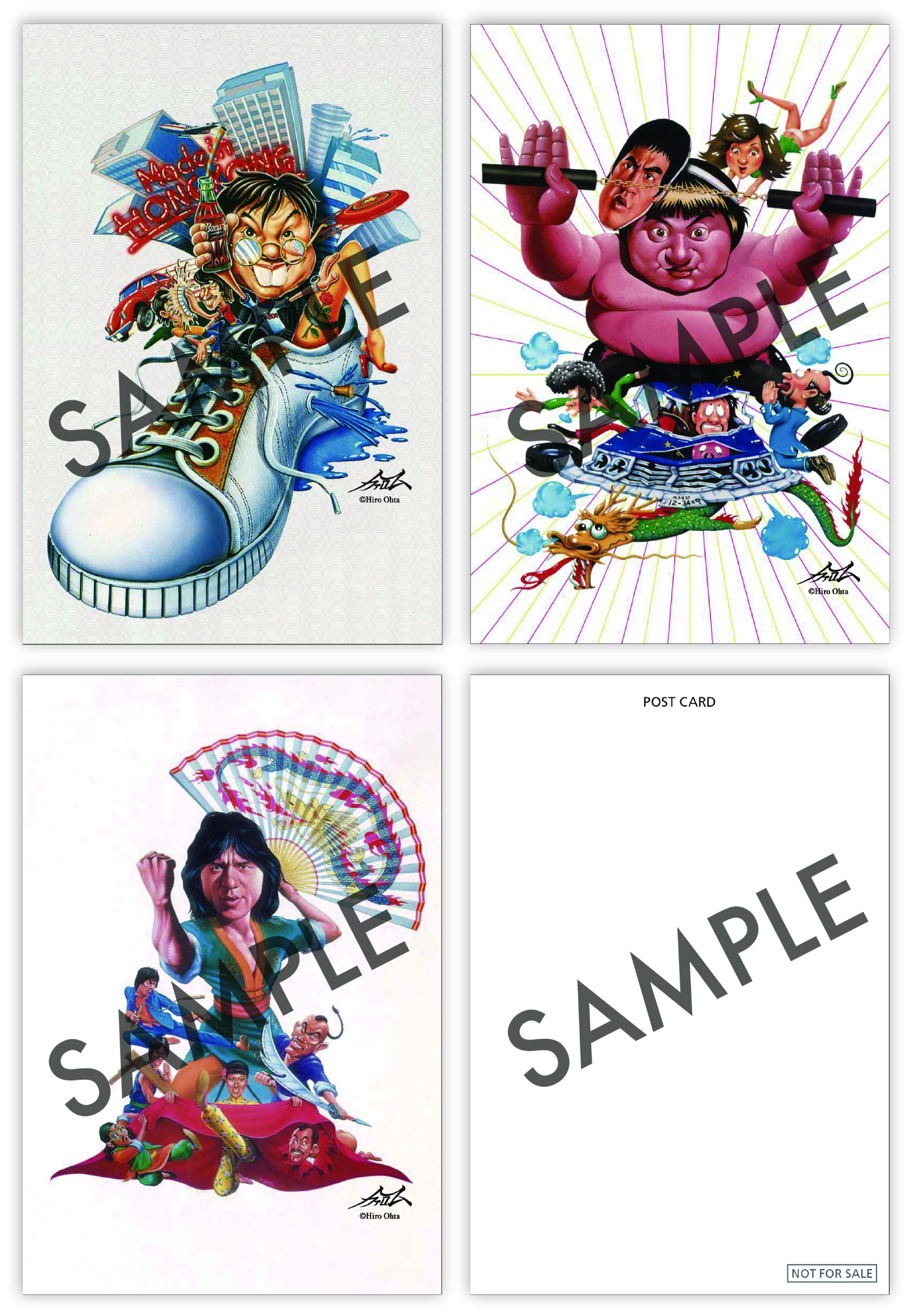 Hiro Ohtaイラスト A3シネマポスター MD 《Hiro Ohtaポストカード対象