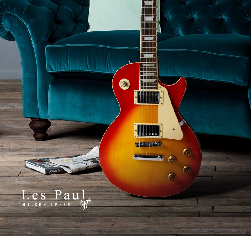 エレキギター レスポールタイプ Maison LP-28 7点初心者セット 【今