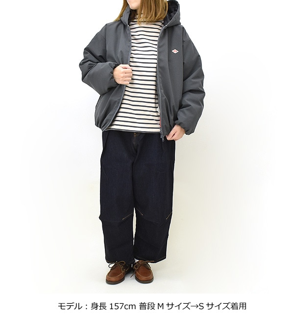 DANTON ダントン フード ショートダウンジャケット DT-A0530TET