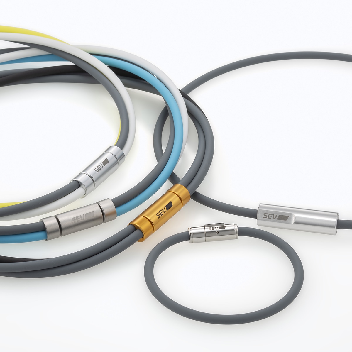 セブルーパー SEV シリコン ネックレス 黒 青 緑 SEVオフィシャル