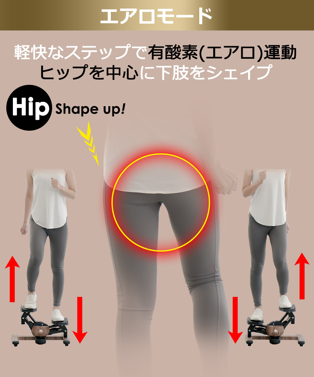 ツイストステッパー正規品】ツイストエアロステッパーPremium 木目調