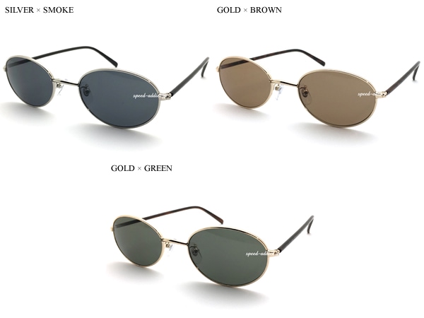 METAL OVAL SUNGLASS for JAPANESE（メタルオーバルサングラスfor