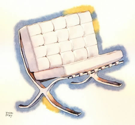 ルートヴィッヒ・ミース・ファン・デル・ローエ：バルセロナ・チェア