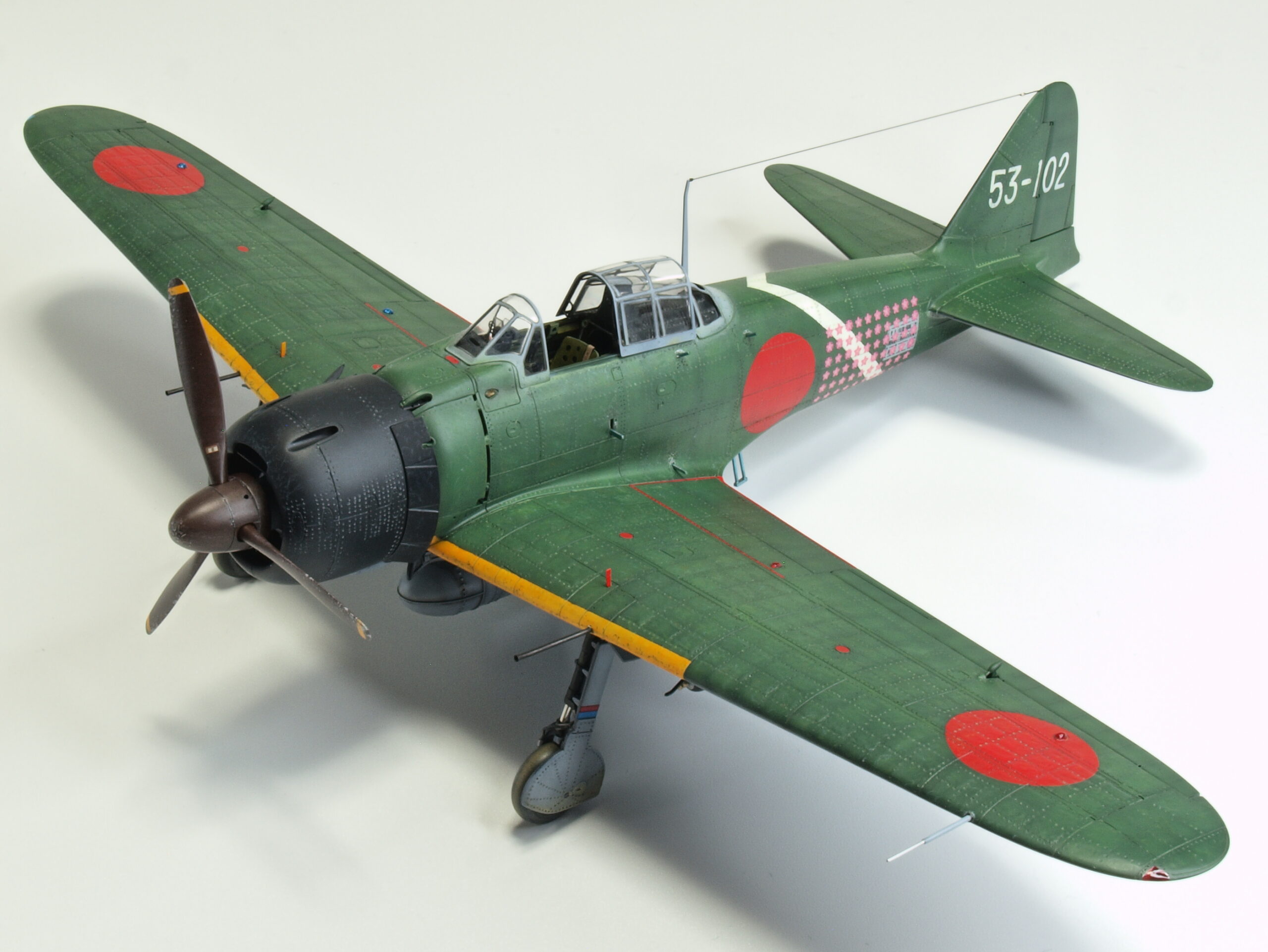 マギウス 零式艦上戦闘機21型 岩本飛曹長乗機リアルモーターライズ完成