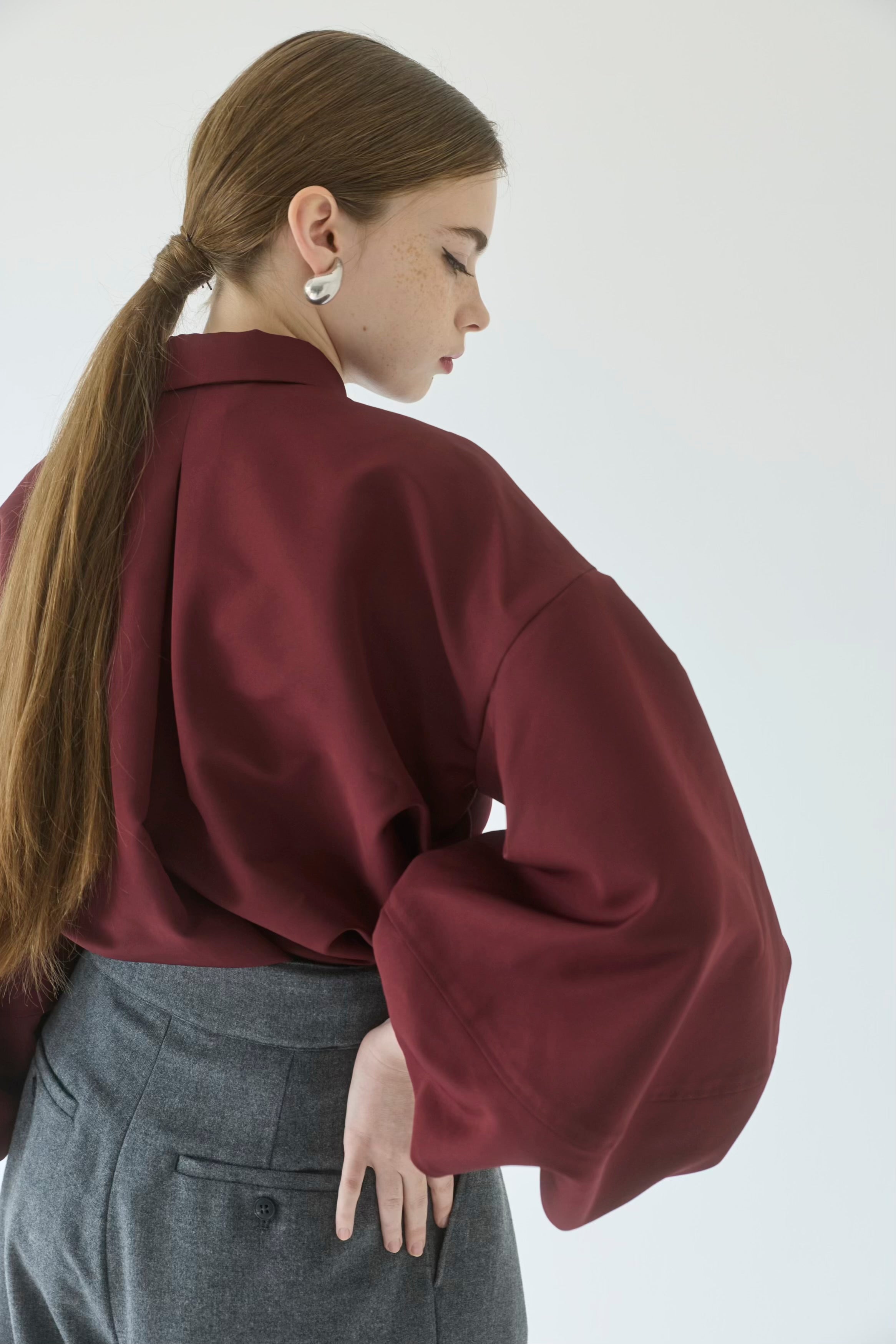 St.cecilia ロングブロウシャツ – GIRLISH