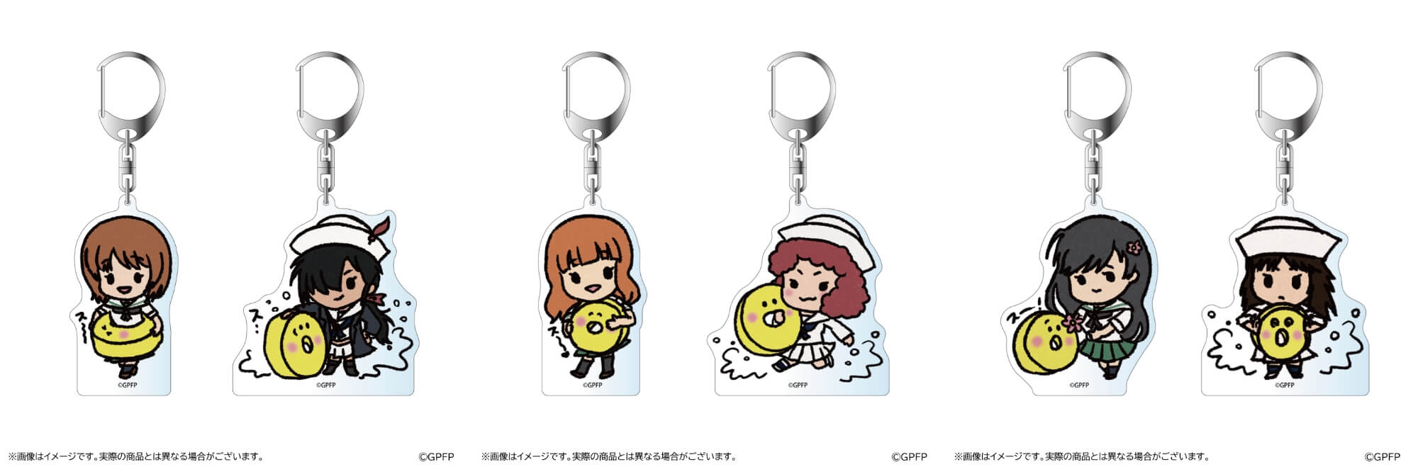 アクリルキーホルダー2種セット〈全6種〉｜ガールズ＆パンツァー最終章