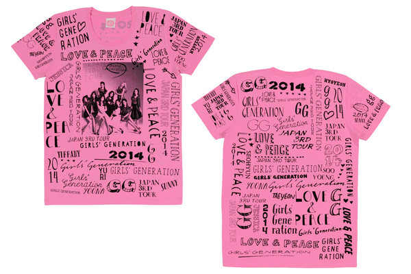 GIRLS' GENERATION〜LOVE&PEACE〜JAPAN 3rd Tour グッズ販売詳細決定