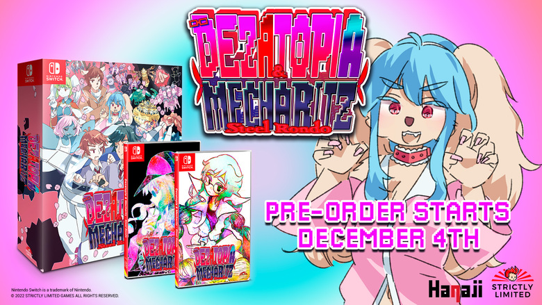 Dezatopia and Mecha Ritz: Steel Rondo getting physical Switch