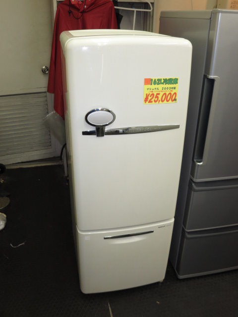 人気デザイン家電！ナショナル「WiLL FRIDGE mini・NR-B16RA-W」入荷