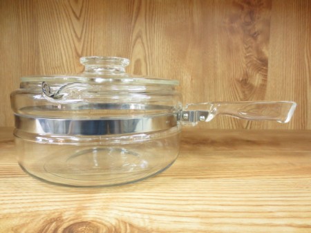 オールド パイレックス ガラス 片手鍋 フレームウェア を川崎区にて