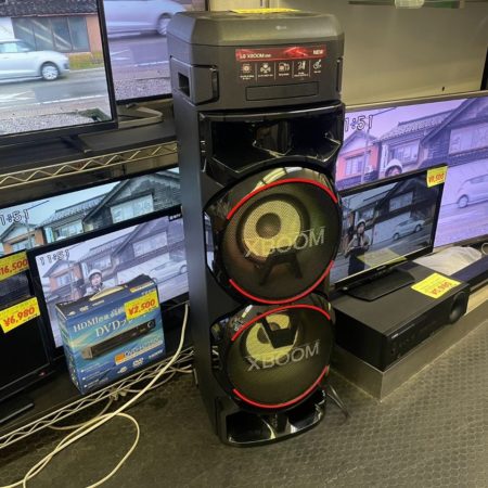 重低音が響く！LGのスピーカーシステム「XBOOM・ON9」入荷しました
