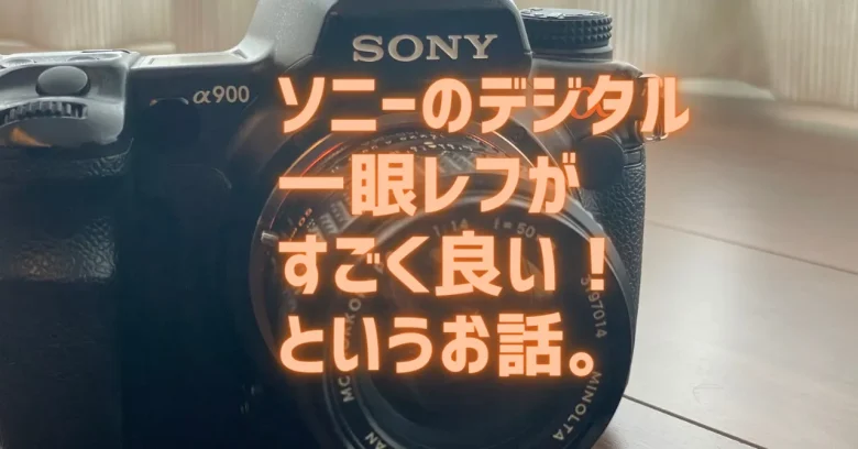 作例あり】ソニーのデジタル一眼レフがおすすめ！ミノルタのAマウント