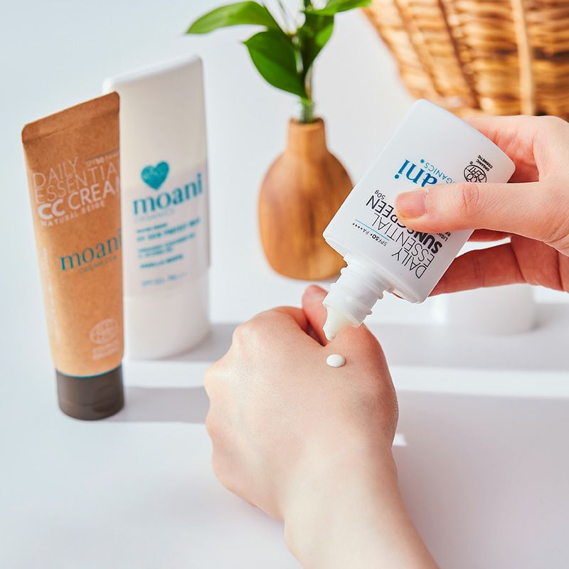 moani organic デイリーエッセンシャル サンスクリーン｜オーガニック