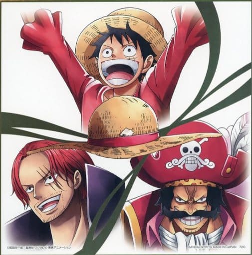 ONE PIECE - Illustration Panel - Luffy & Shanks & Gol D. Roger