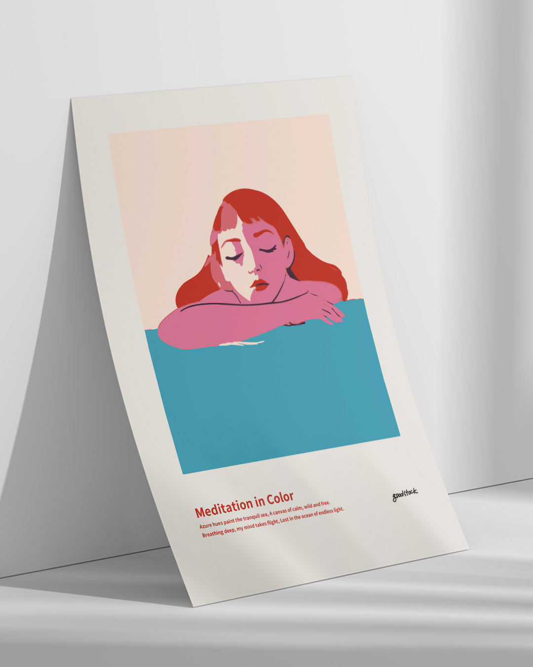 ポスターのみ】Meditation in Colorアートポスター（ポスターのみ,A2