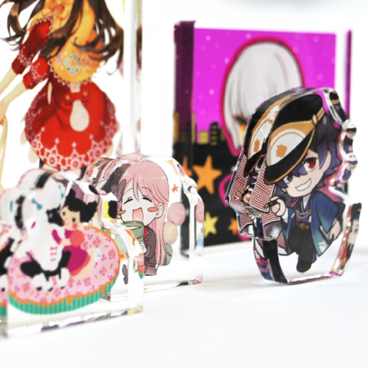 ダイカットアクリルブロックミニ | オリジナルグッズ・アクリル・缶