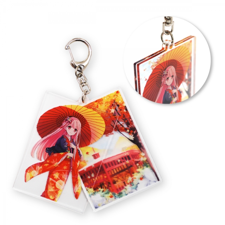 オーバーレイアクリルキーホルダー | オリジナルグッズ・アクリル・缶