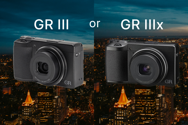 RICOH(リコー)「GRIIIx(GR3x)」の「GRIII」の違いは？スペックを比較します