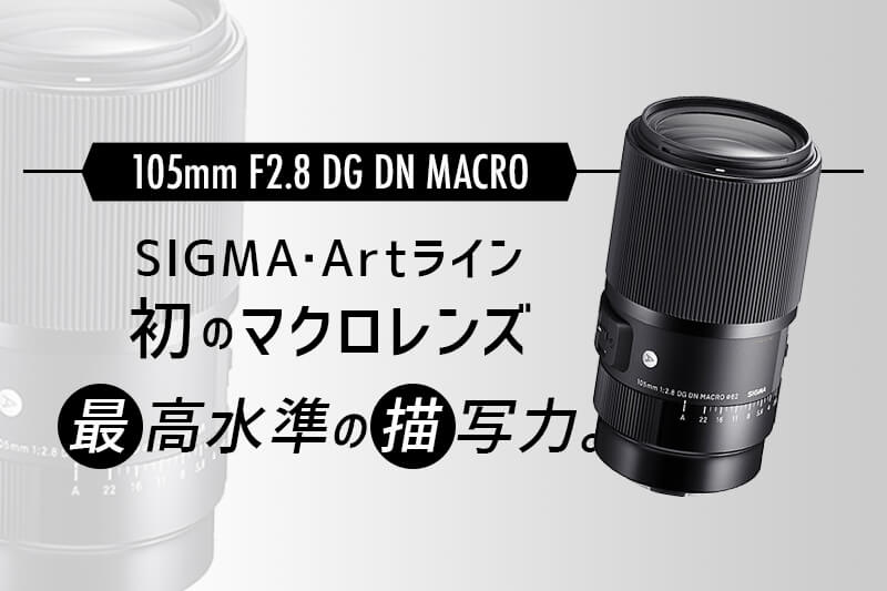 SIGMA 105mm F2.8 DG DN MACRO、最高水準の描写力、SIGMA・Artライン初