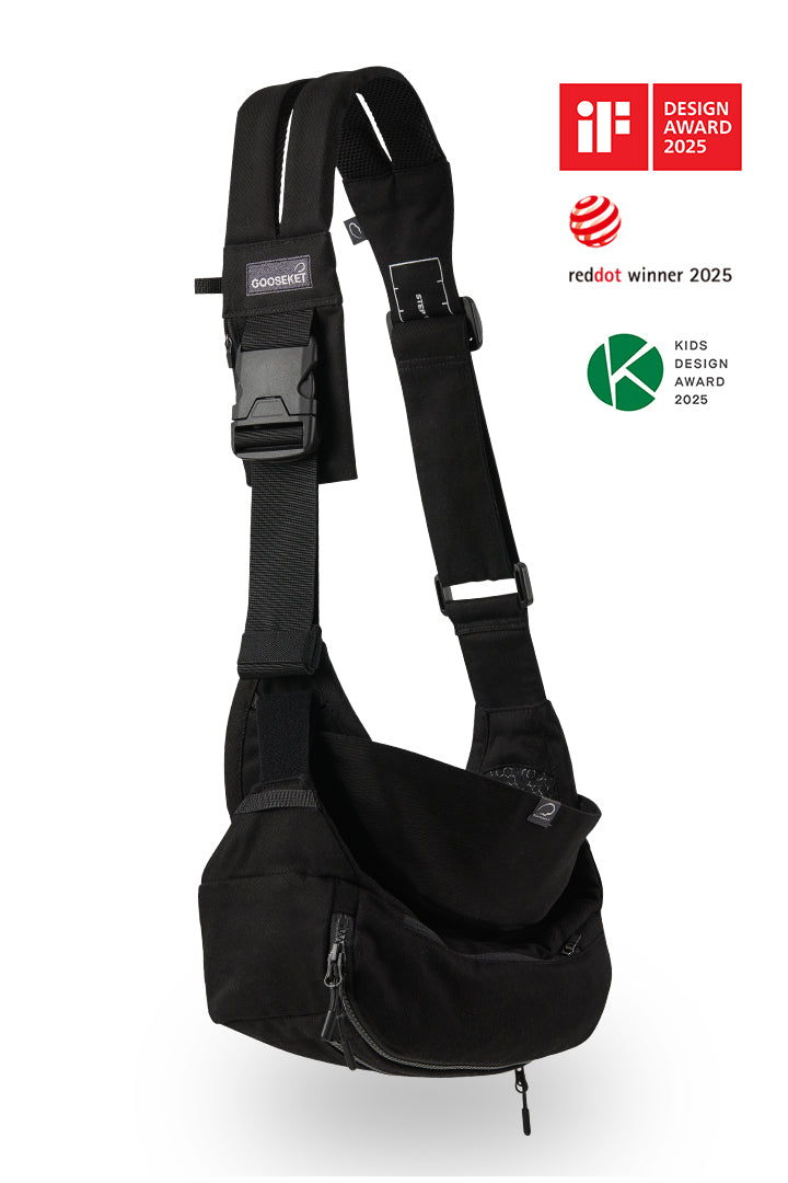 グスケット365抱っこ紐Plus【抱っこ紐+バッグ】ブラック – GOOSEKET.JP
