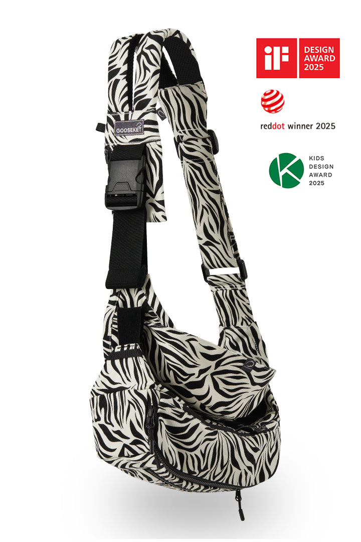 グスケット365抱っこ紐Plus【抱っこ紐+バッグ】ゼブラ – GOOSEKET.JP