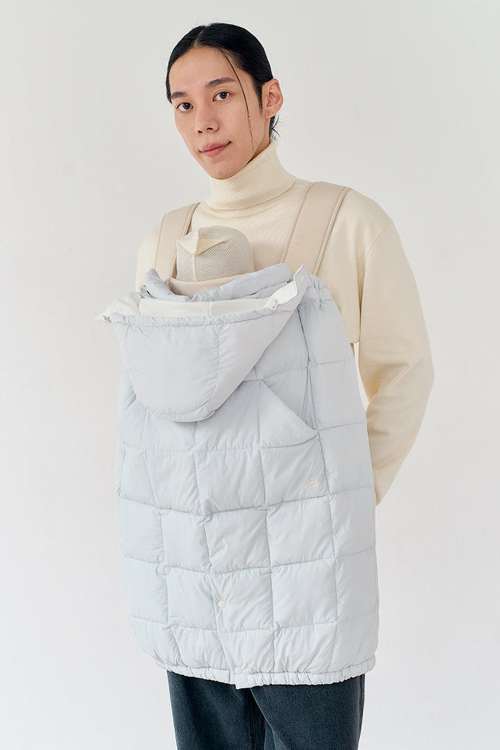抱っこ紐防寒ケープ シルバーグレー – GOOSEKET.JP