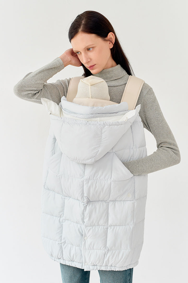 抱っこ紐防寒ケープ シルバーグレー – GOOSEKET.JP