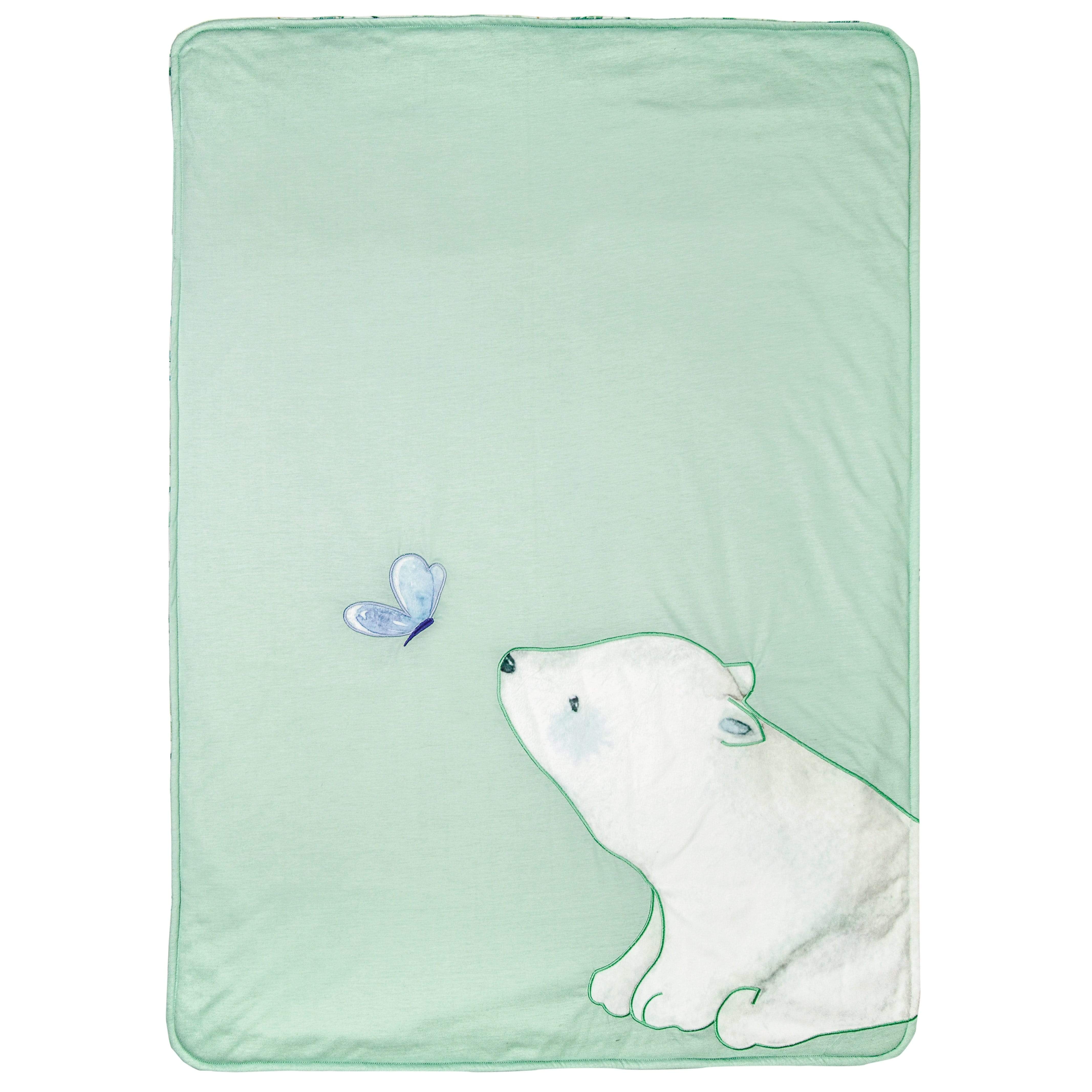 Appliqué Baby Blanket - Basil Bear - GooseWaddle - Goosewaddle