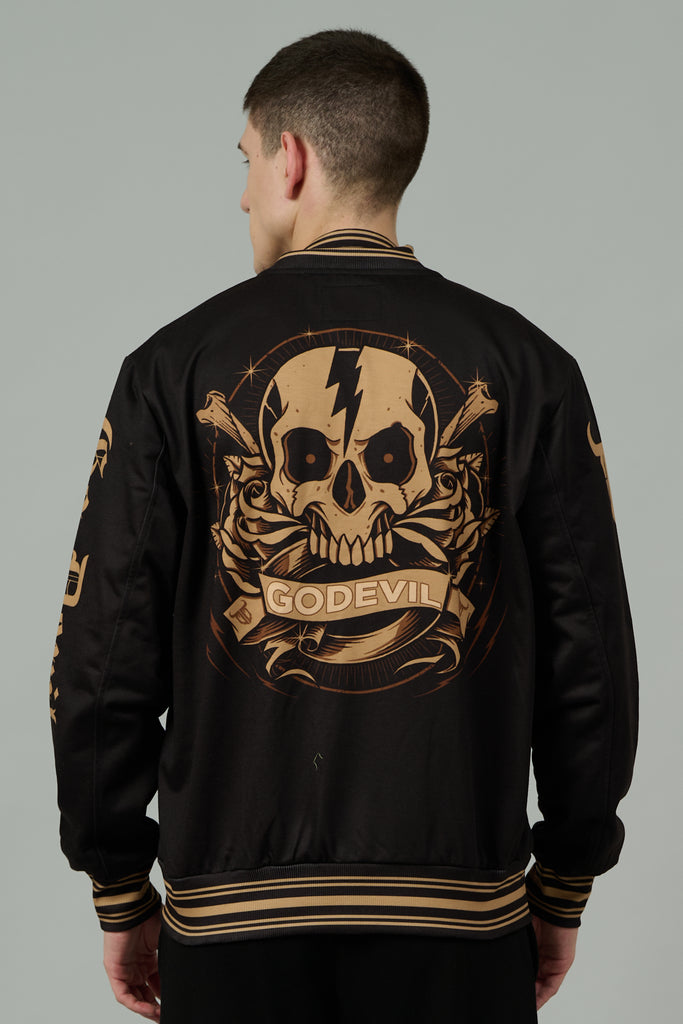 ジャケット・アウター HAIGHT New School Skull Velour Jacket HAIGHT