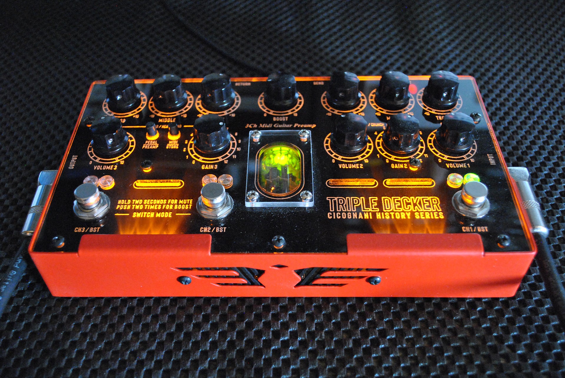 TRIPLE DECKER 3-Channel Tube Preamp w/ MIDI – Godlyke Distributing