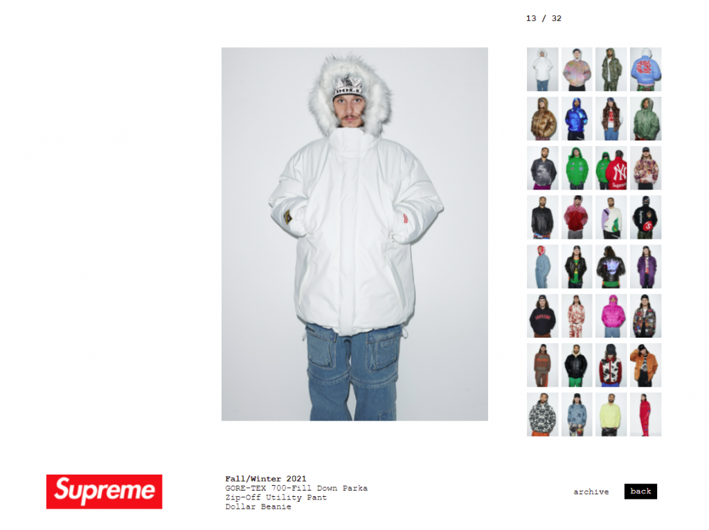 Supreme 21AW 21FW LOOKBOOKが公開【全32LOOK掲載中】 | God Meets Fashion