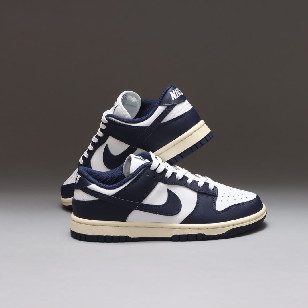 NIKE WMNS DUNK LOW VINTAGE NAVYが1/15に国内発売予定【直リンク有り