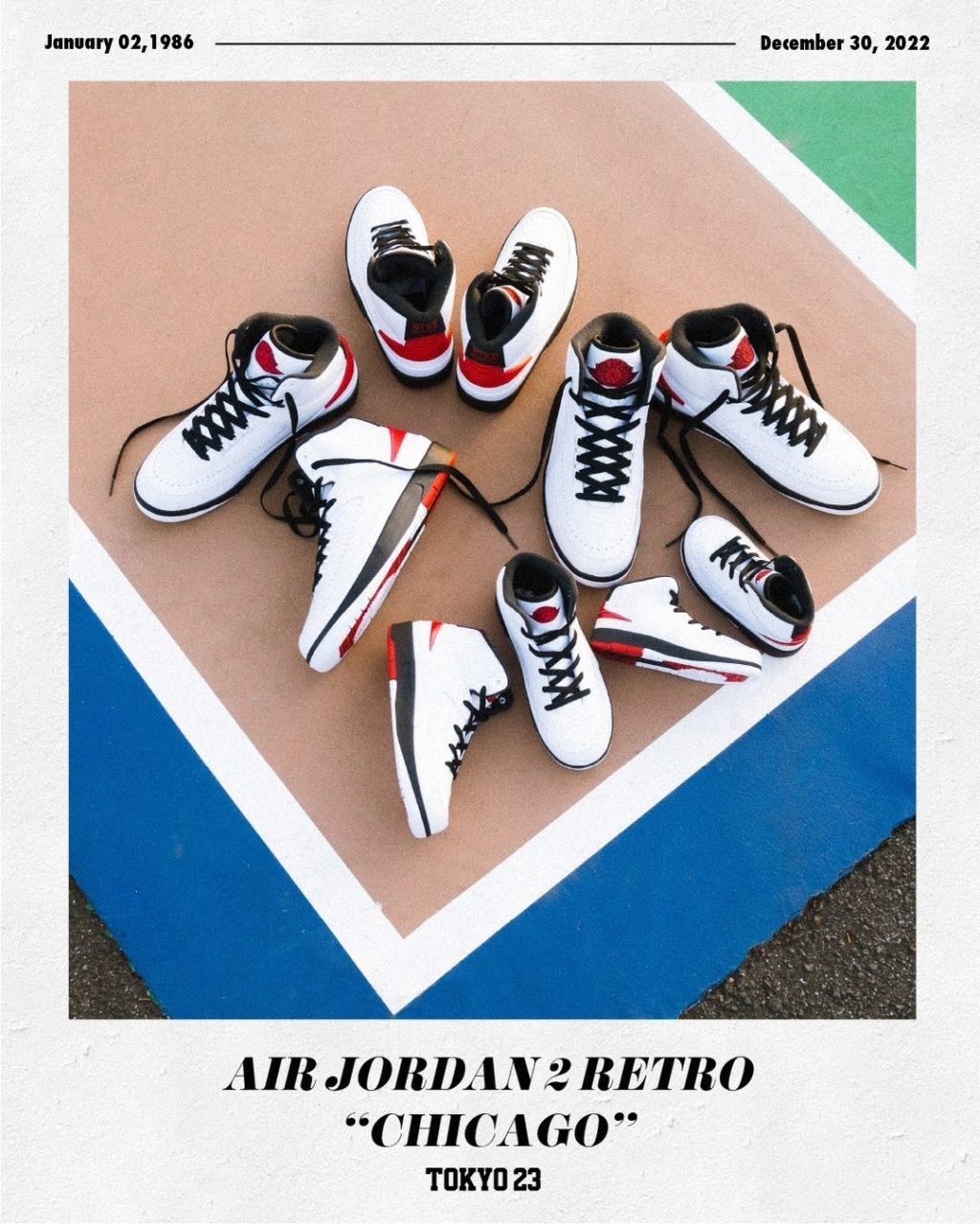 NIKE AIR JORDAN 2 OG CHICAGOが12/30に国内発売予定【販売店舗掲載中