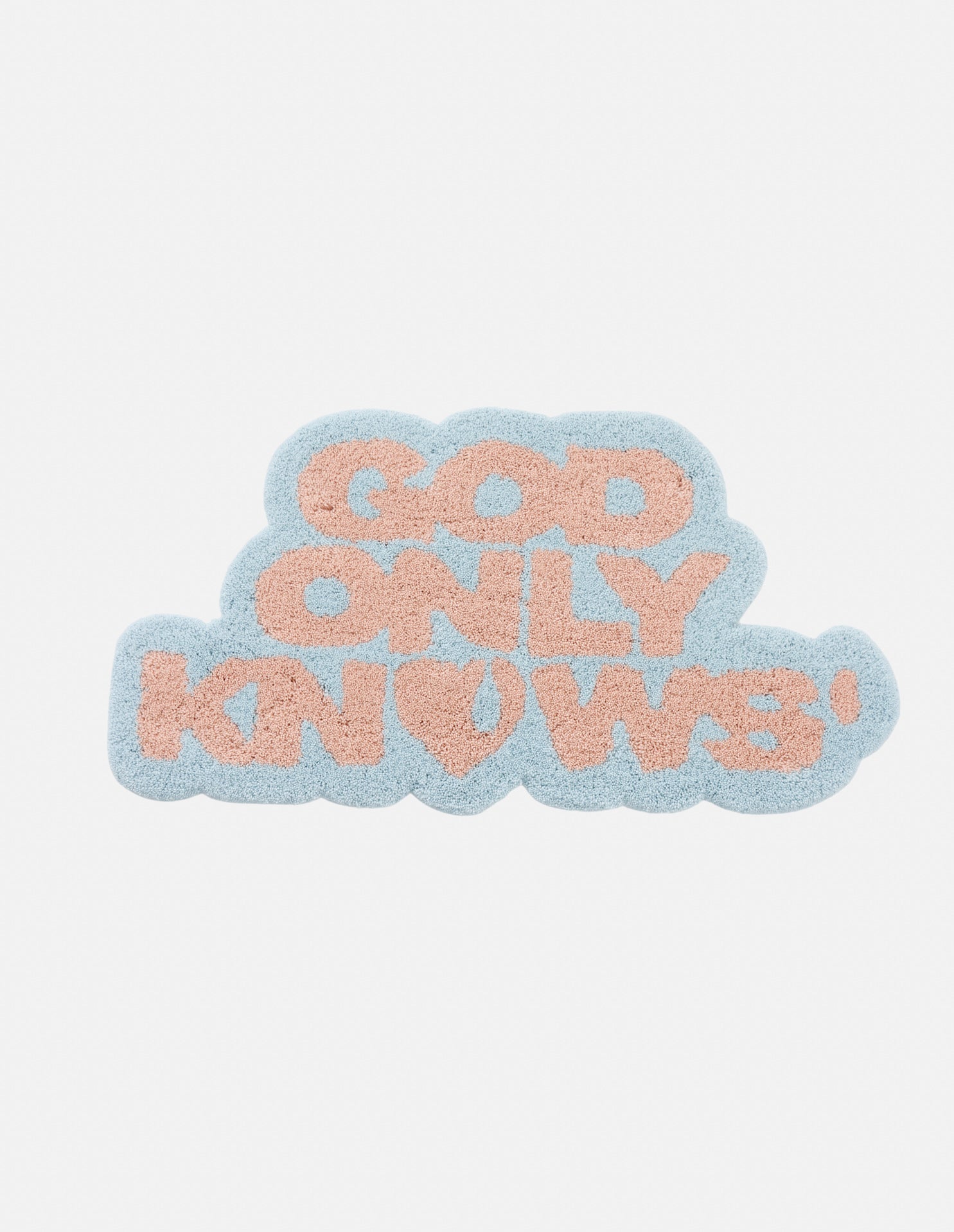 SIGNATURE LOGO RUG – GOD ONLY KNOWS