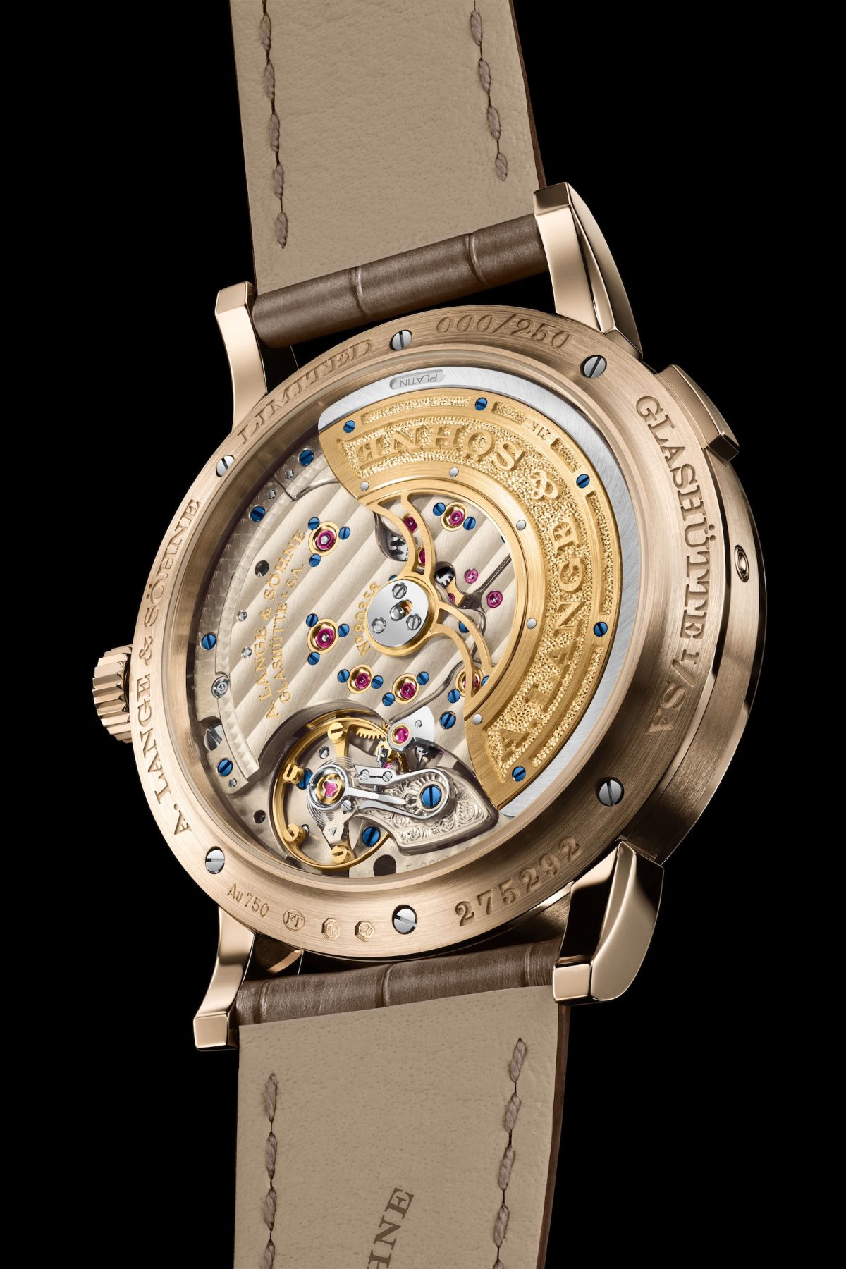 A.ランゲ&ゾーネ、特別モデルの「ランゲ1・デイマティック」ハニー