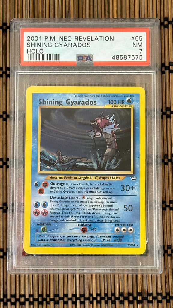 Shining Gyarados (65/64) (PSA 7 Near Mint) – GoldenFishGames